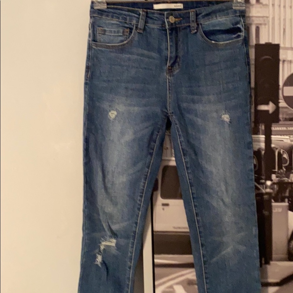 KLIQUE B Distress jeans